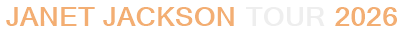 Janet Jackson Tour 2026