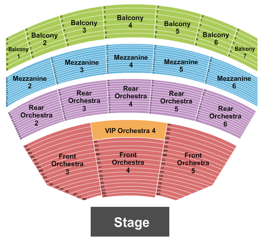 The Theatre Janet Jackson Tour Seating Chart